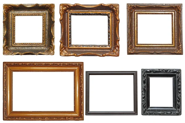 Coleção de quadros de pintura muito antigos — Fotografia de Stock