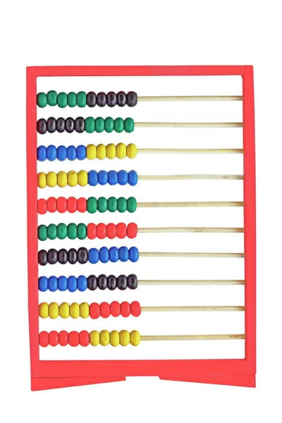 Abacus elszigetelt fehér background — Stock Fotó