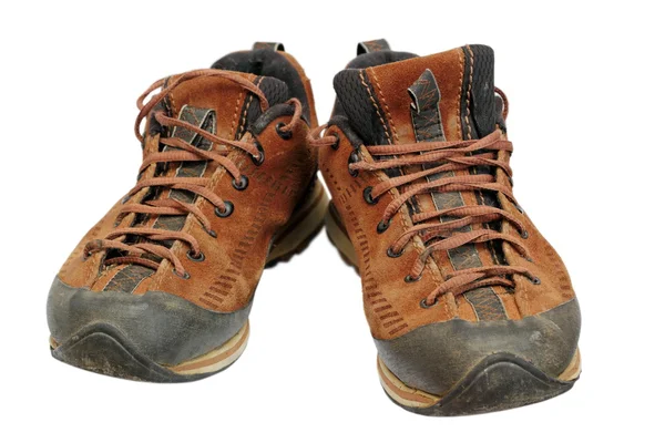 Dirty hiking shoes — Stock Photo, Image