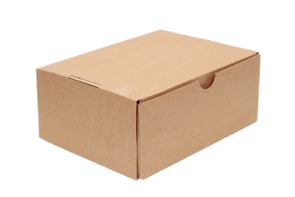 Simple carton box — Stock Photo, Image