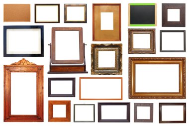 large collection of frames clipart