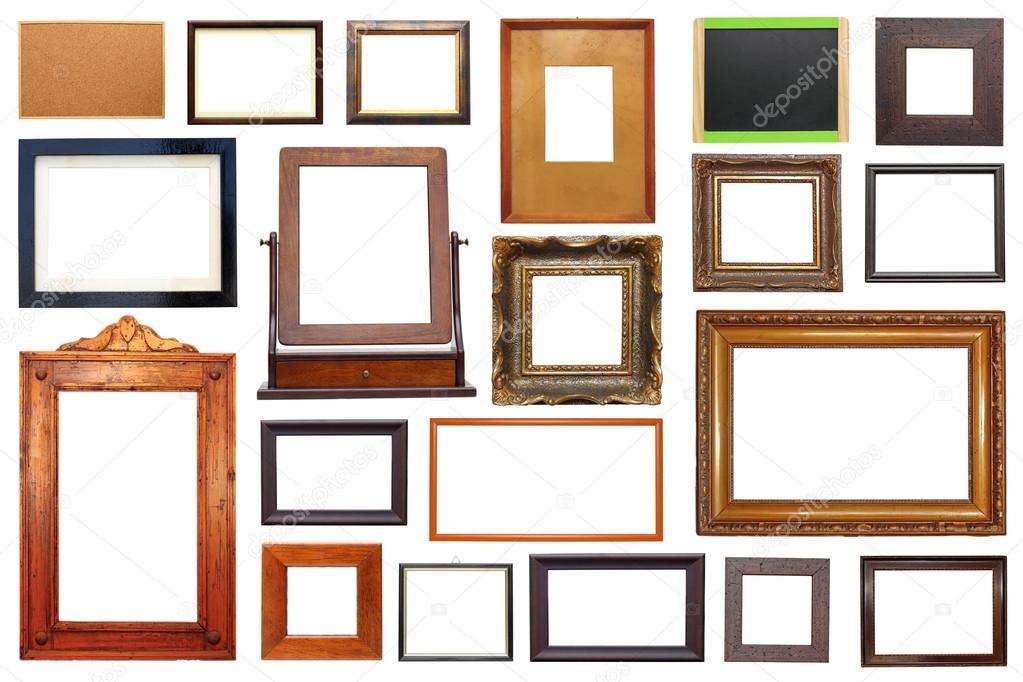large collection of frames
