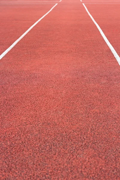 Perspective of running track — Stock Photo, Image
