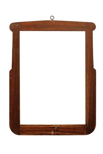 Old handmade wooden frame — Stock Photo, Image