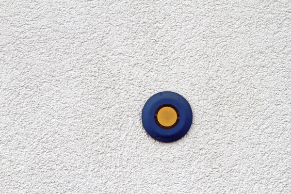 Bouton bleu et jaune — Photo