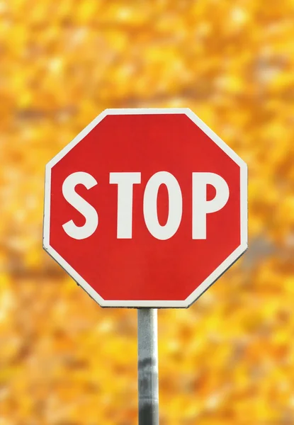 Stop panneau de signalisation — Photo