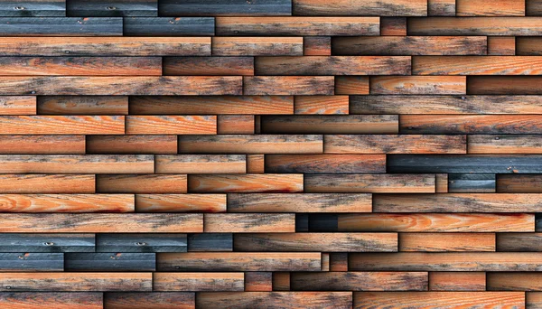 Interessantes Design für Holzwand — Stockfoto