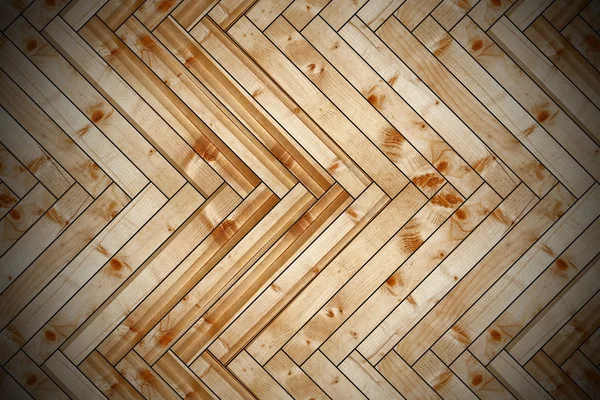 Spruce parquet with vignette — Stock Photo, Image