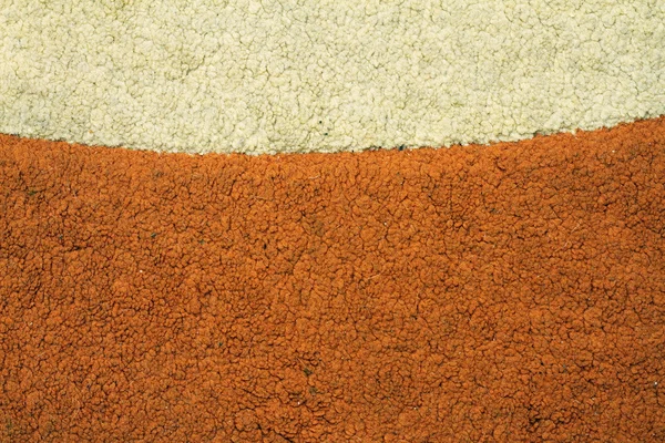Disordinato e sporco vecchio tappeto — Foto Stock
