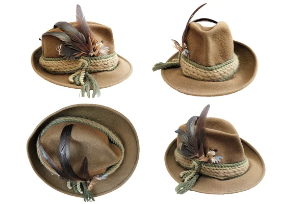 Chapeau de chasse traditionnel détails — Photo