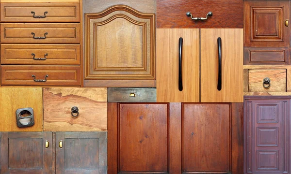 Collection of old drawers — Stock Photo, Image