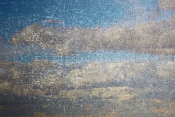 Abstrakter Himmel wie Malerei an alter Wand — Stockfoto