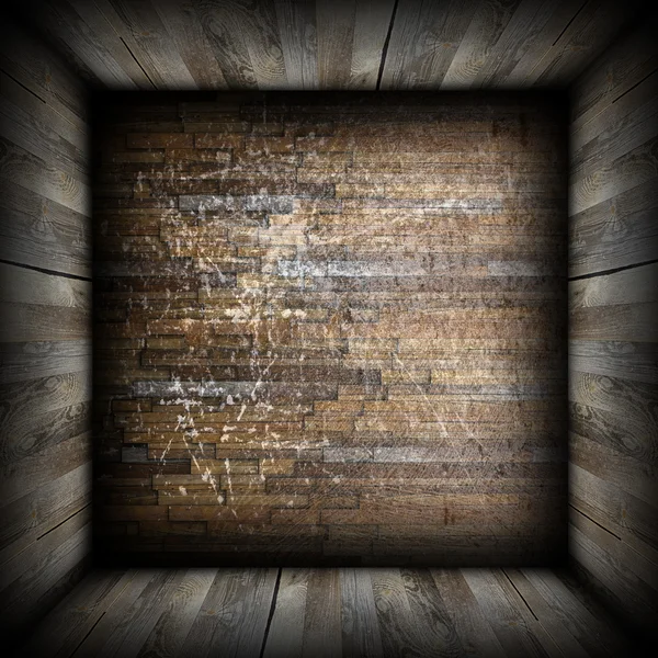 Dark interior wooden backdrop — Stock Photo, Image