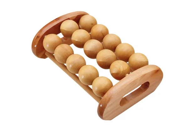 Wooden massager for feet — Stock Photo, Image