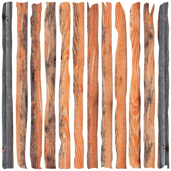 Brown damaged planks — Stock Photo, Image