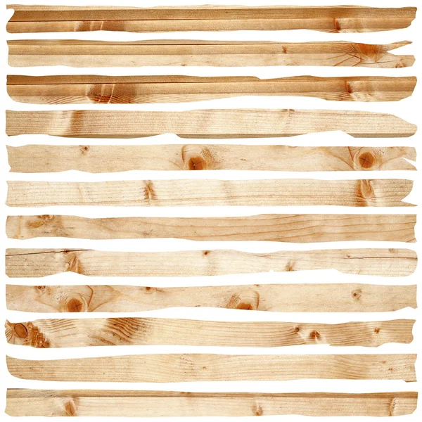 Poškozené kusy dřeva — Stock fotografie