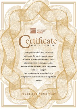 para birimi ve diploma kullanılan vektör desen