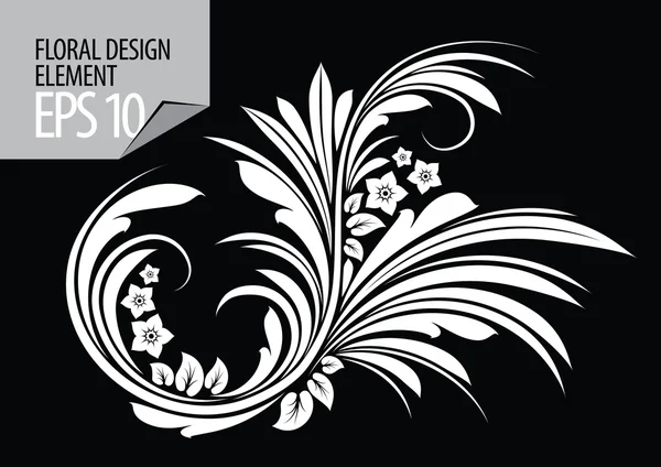 Abstract bloemendesign element — Stockvector