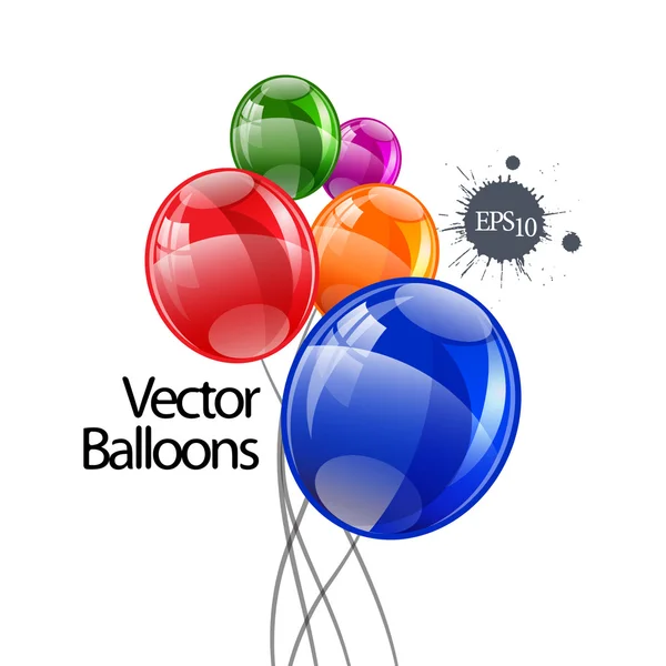 Party balloons — Stock Vector