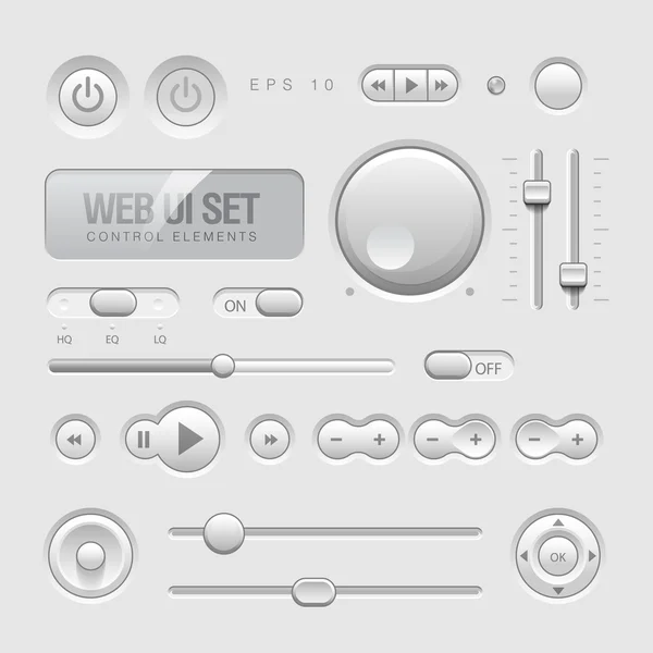 Web UI Elements — Stock Vector