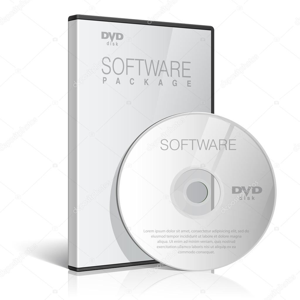 Realistic Case for DVD Or CD Disk