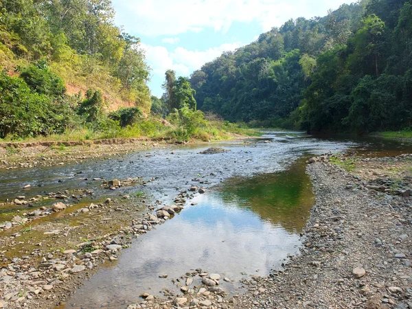 Arroyo de agua en el norte de Tailandia — Foto de Stock