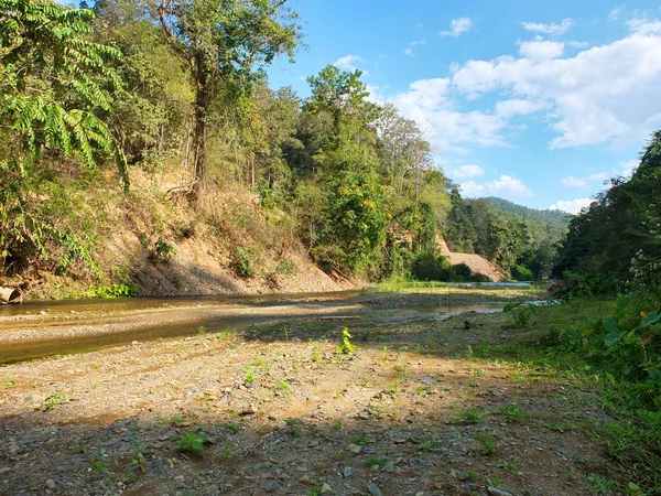 Water stream in northern of Thailand — Stock Photo, Image