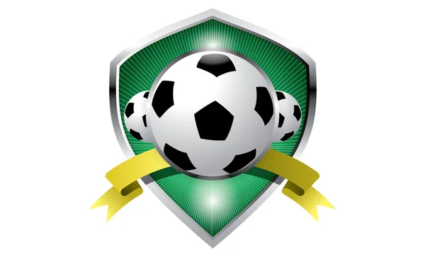Voetbal voetbal badge vector — Stockvector
