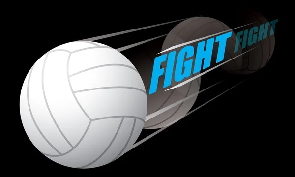 Volleyball Fight vector — Stock Vector