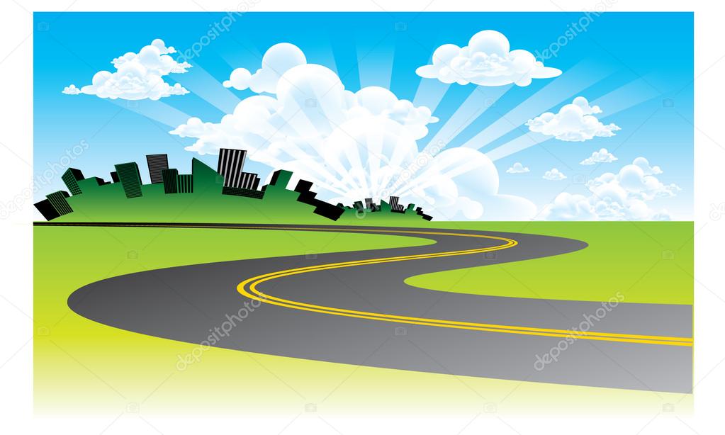 Background road vector