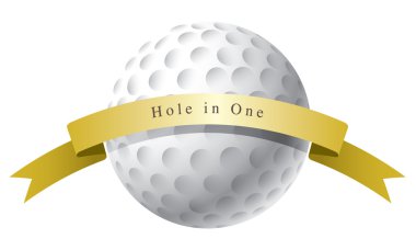golf topu Ector çizimi