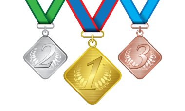 kazanan madalya vektör