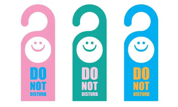 Askı işareti vektör rahatsız etmeyin