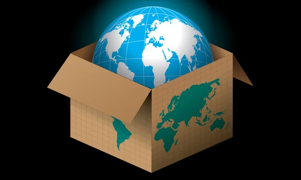 Dünya kavramı vektör açın