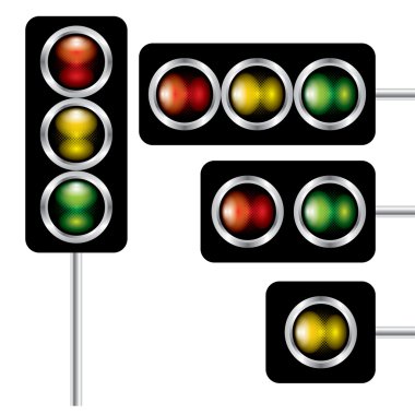trafik ışıkları sinyal vektör