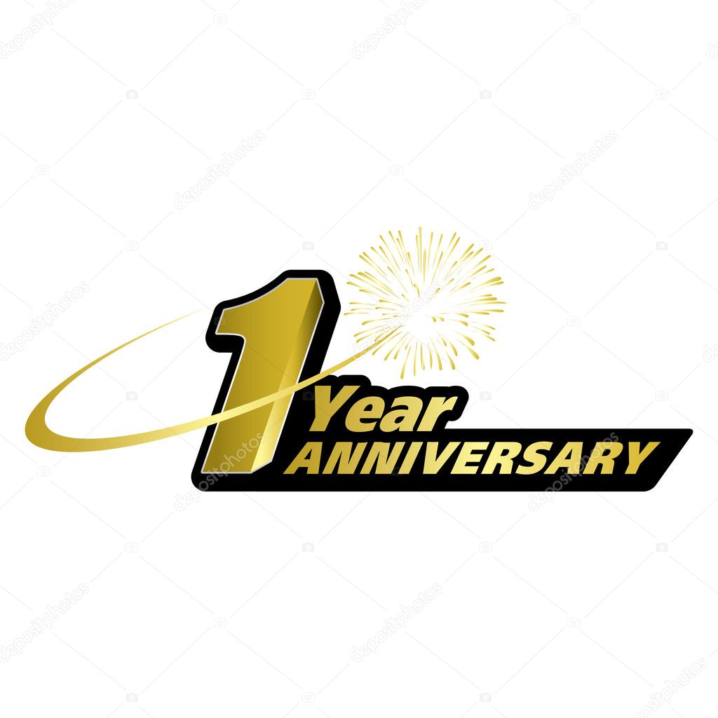 1 Year Anniversaryストックベクター ロイヤリティフリー1 Year Anniversaryイラスト Depositphotos