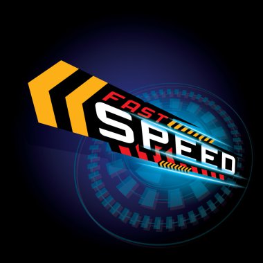 hızlı hızlı kavramı vektör