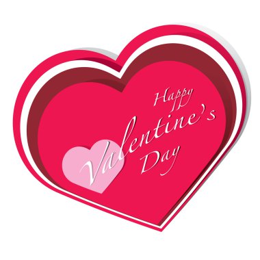 mutlu Sevgililer günü yazı tebrik kartı