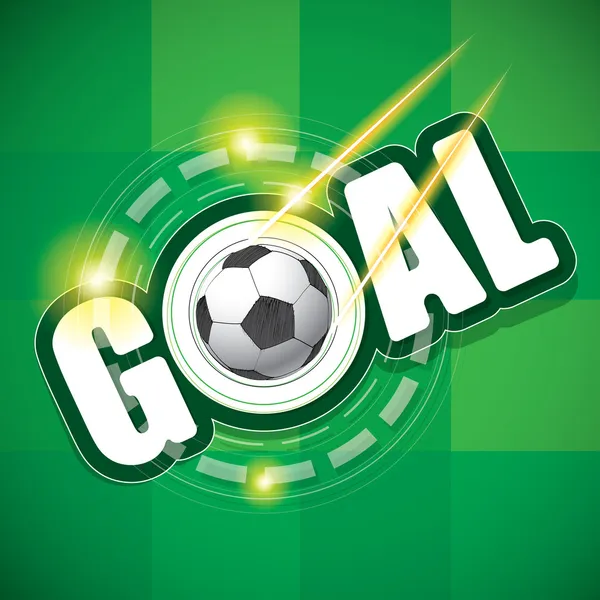 Amaç ve futbol vektör