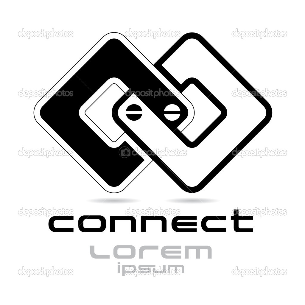 connect icon vector