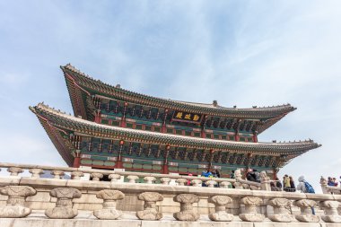 Seoul, Güney Kore - Mart 08: sabah erken turistler başlatmak için 