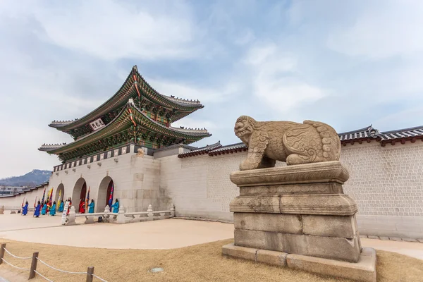 Palacio Gyeongbokgung en Seúl, Corea del Sur — Foto de Stock