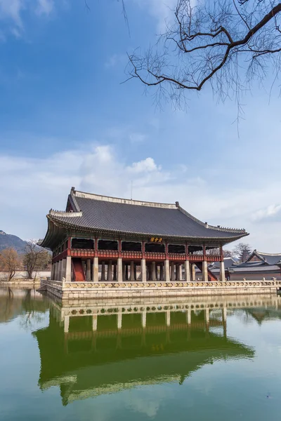 Palacio Gyeongbokgung en Seúl, Corea del Sur — Foto de Stock
