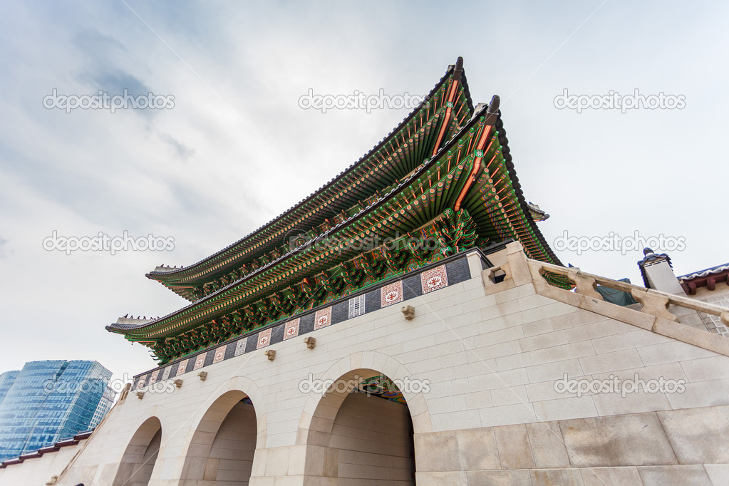 Gyeongbokgung Palace in Seoul , South Korea