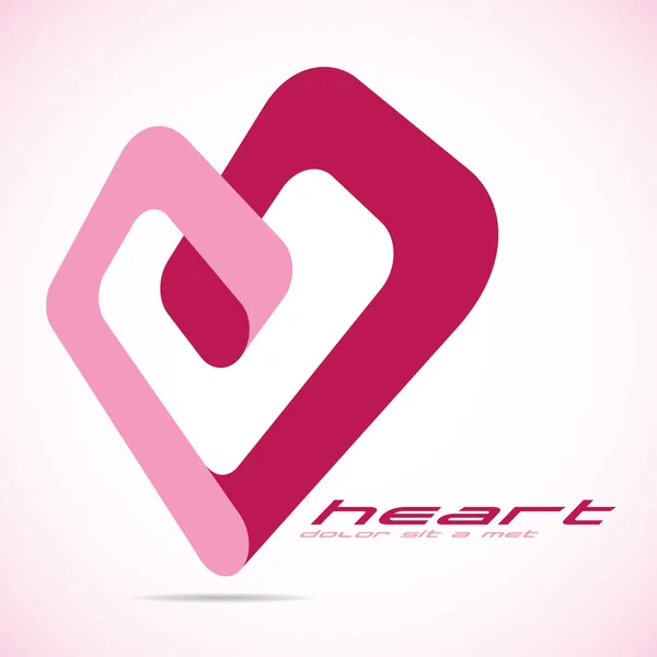 Heart icon vector — Stock Vector