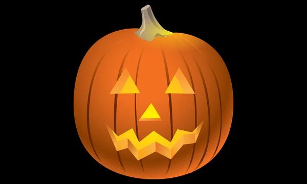 Halloween pumpkin night vector — Stock Vector