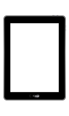 tablet pc bilgisayar vektör