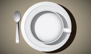 bir fincan kahve, çay vektör