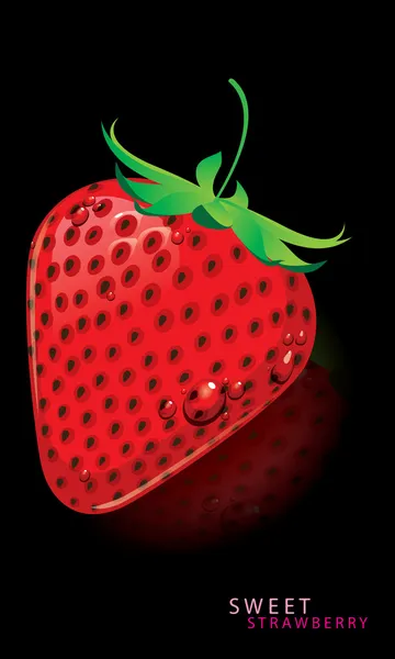 Vecteur de fraises — Image vectorielle