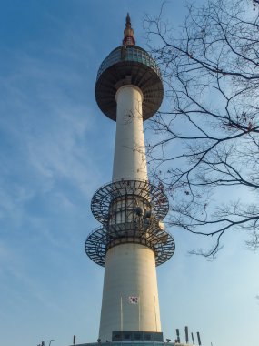 Seoul, Güney Kore - Mart 07: Kuzey da bilinen namsan Kulesi